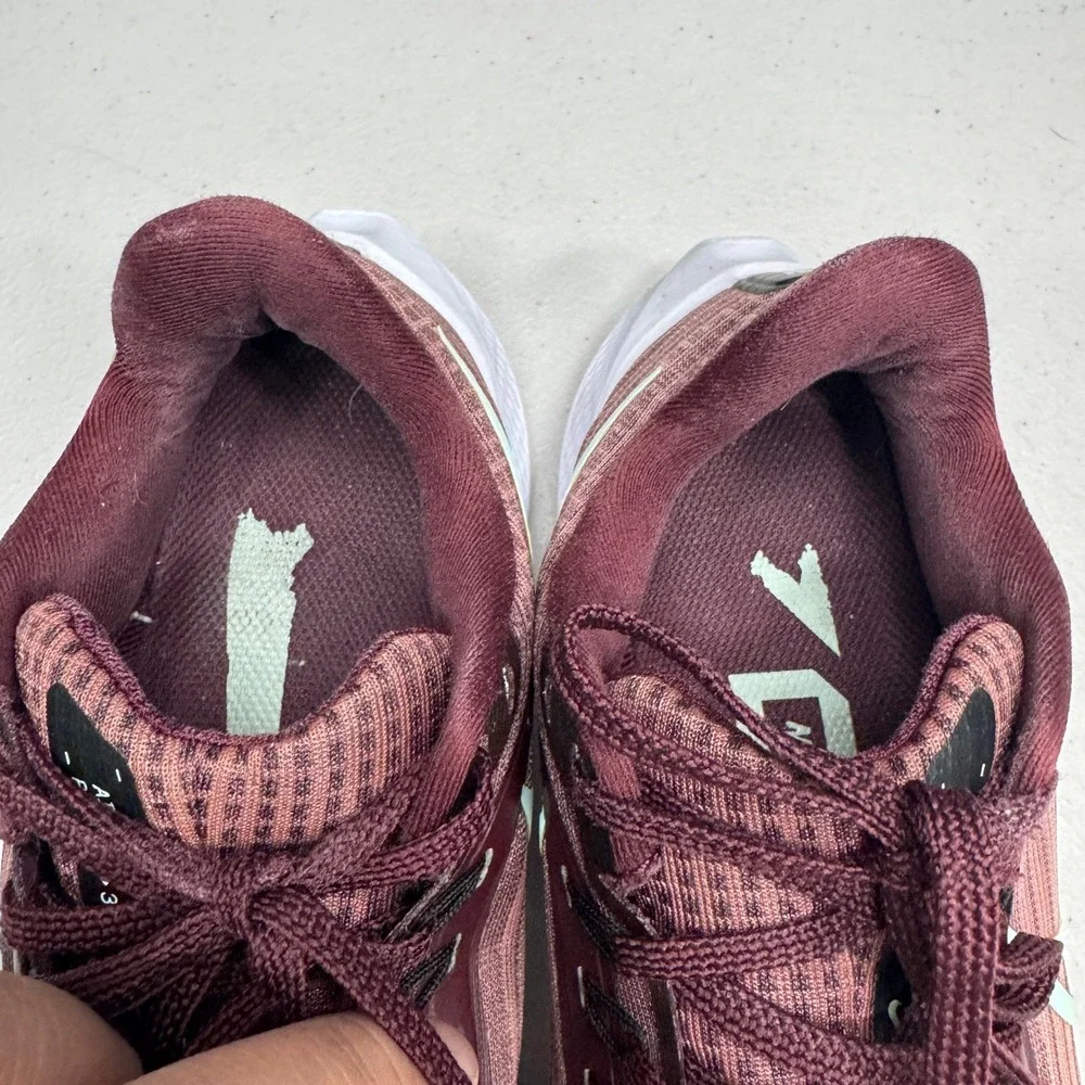 Nike Air Zoom Pegasus 39 Running Shoes Womens 6 Burgundy Mint Athletic